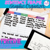 Sentence Frame Graphic Organizer - FREE download