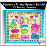 Sentence Frame Speech Bubbles ELA