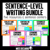 Sentence Level Writing Bundle - Complete Sentences Writing