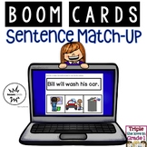 Sentence Match Up Boom Cards