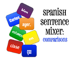 Spanish Comparisons Sentence Mixer
