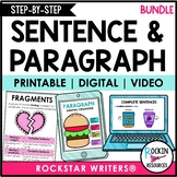 Sentence & Paragraph Bundle with Mini-Lesson Videos