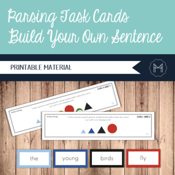 Preview of Sentence Parsing- Build Your Own Sentences