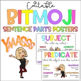 Sentence Parts Posters - Subject, Predicate, Complements -