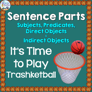 Preview of Sentence Parts Game - Subjects, Predicates, Objects - Sentence Writing