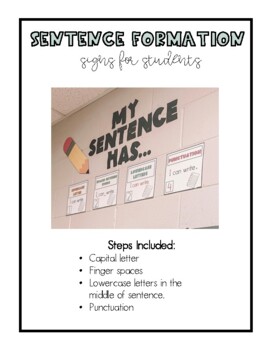 Preview of Sentence Posters