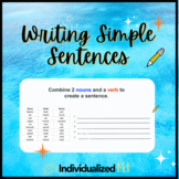 Sentence Practice with Word Bank