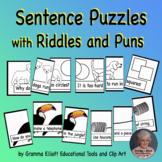 Sentence Puzzles with Puns and Riddles for K- 2 Printable 