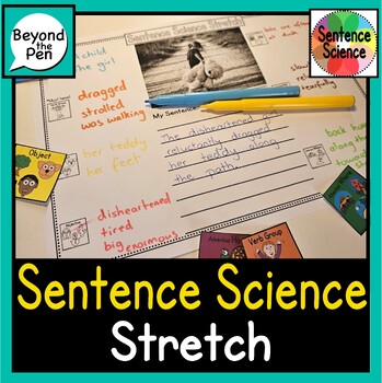 Preview of Sentence Science Stretch Activity Sheet Expand Vocabulary and Phrases