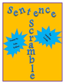 Sentence Scramble by The Language Lounge | Teachers Pay Teachers