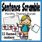 Sentence Scramble Monthly Bundle