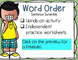Sentence Scramble/ Word Order