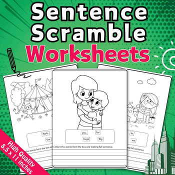 Preview of Sentence Scramble Worksheets