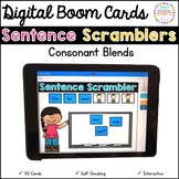 Decodable Sentence Scramblers DIGITAL Boom Cards: Consonan