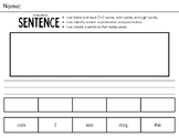 Sentence Scrambles - Mix and Fix Sentences - Writing and C