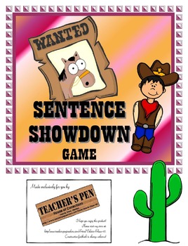 Preview of Sentence Showdown Game (Declarative, Interrogative, Imperative, Exclamatory)