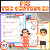 Sentence Sleuths: Fun Fix-It Worksheets for 1st to 5th Graders!