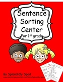 Sentence Sorting Center--sentences vs.fragments