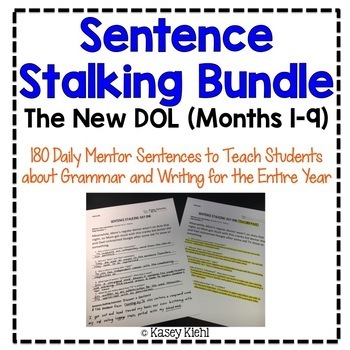 Preview of Sentence Stalking: The New DOL (Year-Long Bundle)