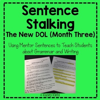 Preview of Sentence Stalking: The New DOL (Month Three)