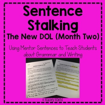 Preview of Sentence Stalking: The New DOL (Month Two)