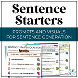 Sentence Starter Ideas - Visual Aids for Creating Sentence