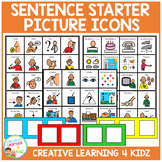 Sentence Starter Picture Icons PCS Special Education Autism