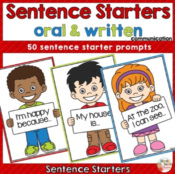 Preview of Writing Prompts - Sentence Starters