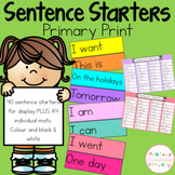 Sentence Starters K-1