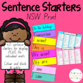 Sentence Starters - New South Wales Print