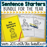 Writing Prompts with Sentence Starters Bundle