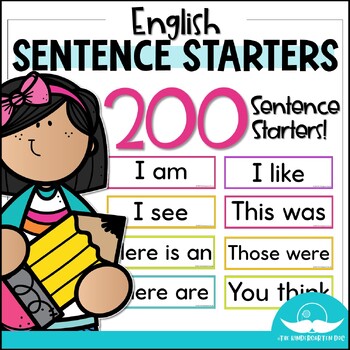 Preview of Sentence Starters in ENGLISH | 200 Sentence Frames
