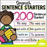 Sentence Starters in SPANISH | 200 sentence frames for Spa