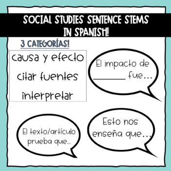 Meaningful Sentence Stems for Table Bins in Spanish