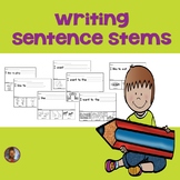 Sentence Stems for Kindergarten and First Grade
