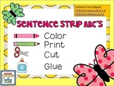 Sentence Strip ABC's