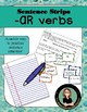 sentence structure practice spanish ar verbs sentence strips tpt