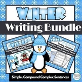 Sentence Structure BUNDLE Winter Themed Simple, Compound, 