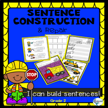 Preview of Sentence Structure Construction Theme Packet