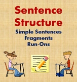 Sentence Structure Lesson and Practice: Simple Sentences, 