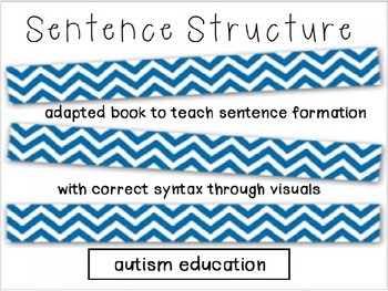 Preview of Sentence Structure Level Two - Adapted Book/File Folders
