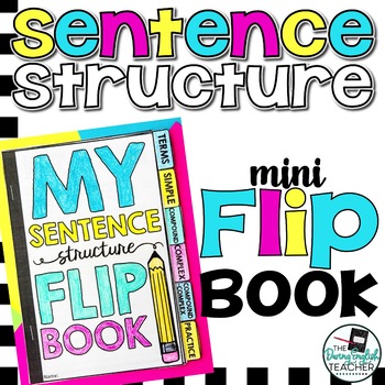 Preview of Sentence Structure Mini Flip Book