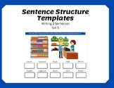 Sentence Structure Templates (2 Sentences) Set 5 - Writing