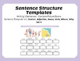 Sentence Structure Templates (3 Sentences) - Writing - Spe