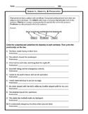 Sentence Structure Worksheet and Cloze Notes