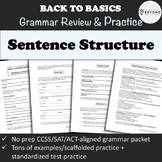 Sentence Structure Worksheets | Grammar Review and Practice