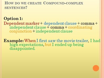 Preview of Sentence Structure and Grammar PowerPoint