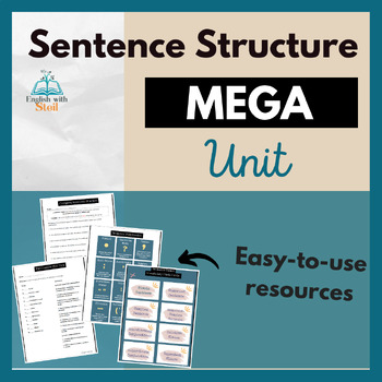 Preview of Sentence Structure and Punctuation Ultimate Teaching Pack