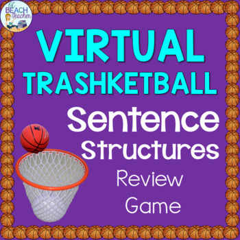 Preview of Sentence Structures Digital Review Game and Google Forms Quiz
