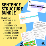 Sentence Structures Presententation Lesson + Student Pract